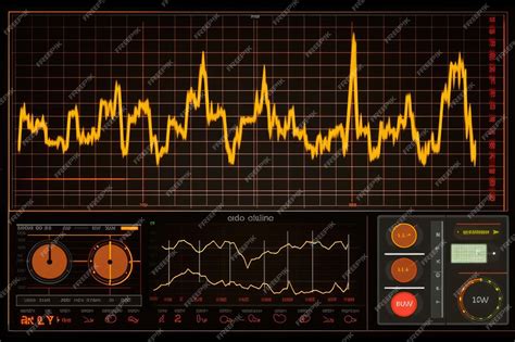 Premium AI Image | Oscilloscope waveform on its screen Generative AI