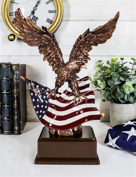 Buy Gifts & Decor Ebros Wings of Glory Bald Eagle Clutching On American ...