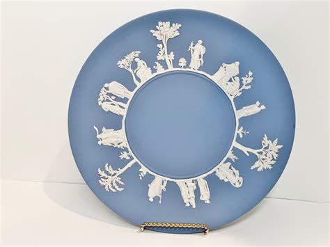 Wedgwood Jasperware Plate Wedgwood Pale Blue Wedgwood Blue Jasperware ...