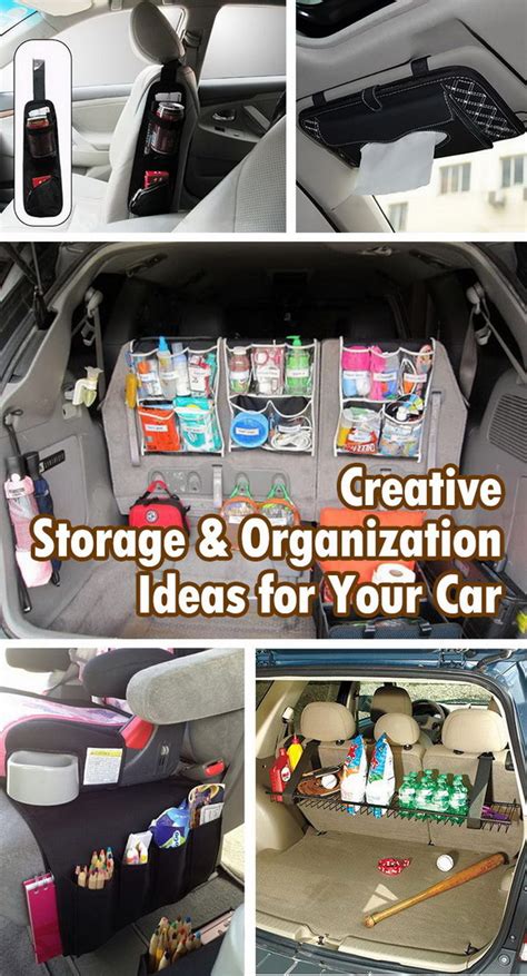 Creative Storage and Organization Ideas for Your Car - Hative