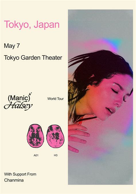 HALSEY - TOKYO Garden Theatre Poster | Manic 2020 Tour