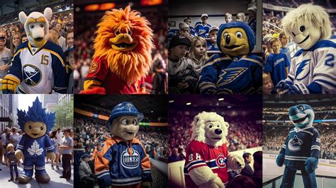 Using AI to redesign all 32 NHL mascots - The Win Column