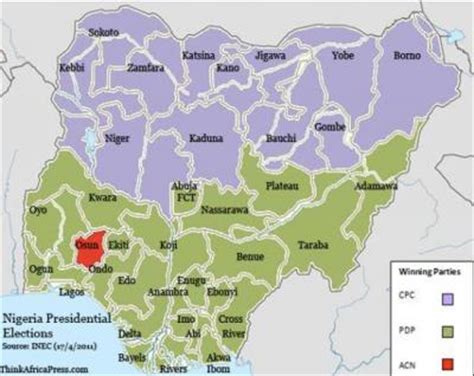 Christianity Nigeria Religion Map | the quotes