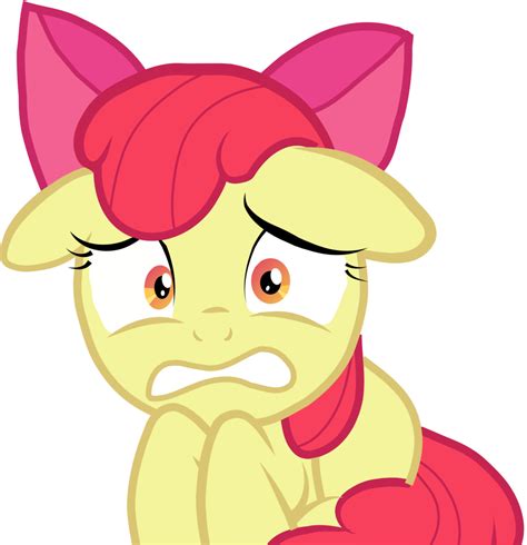 Apple Bloom worried vector by Pexxastar Mlp Cutie Marks, Girls Characters, Disney Characters, My ...