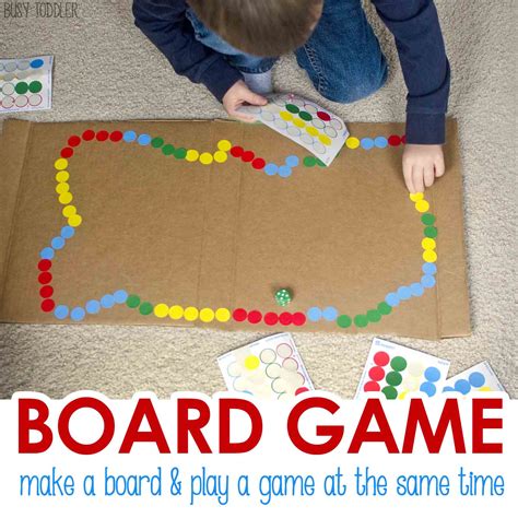 DIY Board Game - Busy Toddler