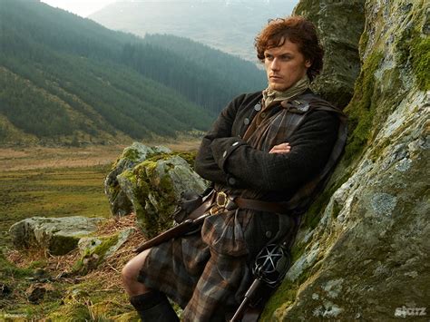 New Official Photo of Sam Heughan as Jamie Fraser | Outlander TV News