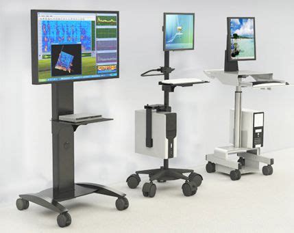 Mobile Computer Carts | afcindustries.com | Space saving furniture, Ergonomics furniture, Kiosk ...