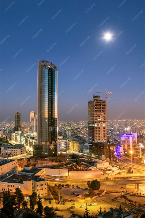 Premium Photo | View of abdali area in amman