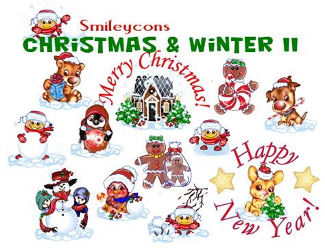 7 Free Emoticons Christmas Images - Christmas Emoticons Free, Christmas ...