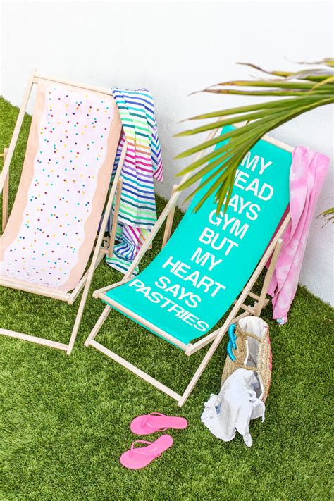 DIY Sling Beach Chair Makeovers | Beach chairs diy, Beach chairs, Diy projects tutorials