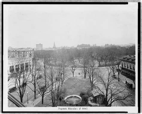 [View of Dupont Circle, Washington, D.C., looking east, seen from an elevated angle] | Library ...