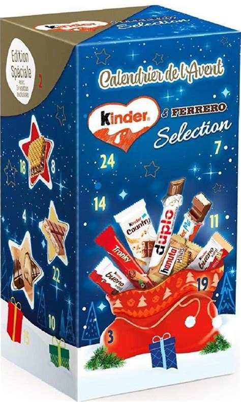 Kinder Calendrier de l'avent 295g - chocolatiz.com Chocolats