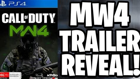 MW4 GAMEPLAY TRAILER & MW4 REVEAL EVENT POSSIBLE! Modern Warfare 4 ...