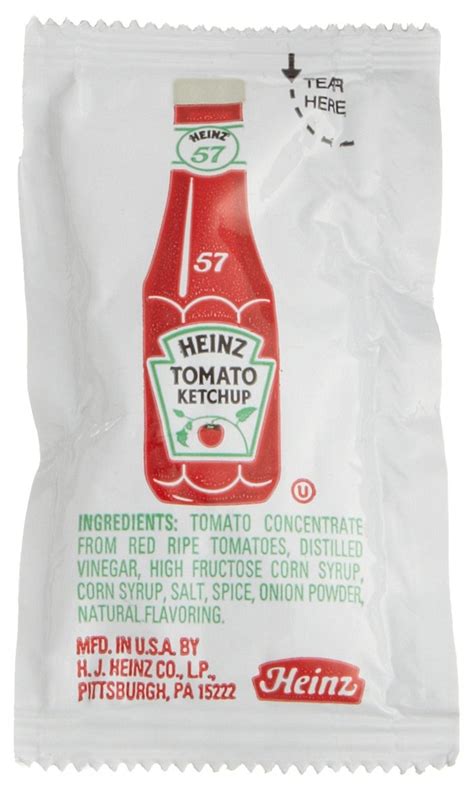 Heinz Ketchup Packet Nutrition Facts | Besto Blog