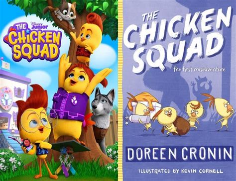 The Chicken Squad (2021-): TV series vs book