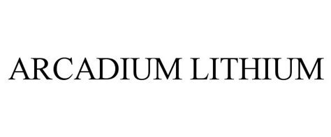 ARCADIUM LITHIUM - Livent Usa Corp. Trademark Registration