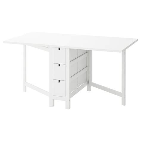 NORDEN Gateleg table, white - IKEA