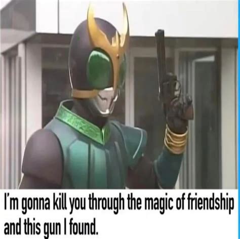 Magic of Friendship and this Gun Blank Template - Imgflip