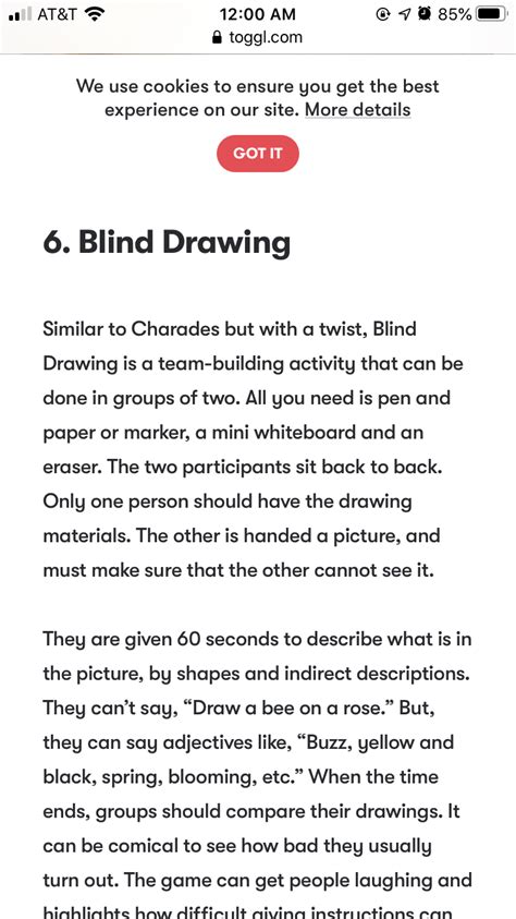 Pin by Lauren Carmean on College / work | Blind drawing, Team building ...