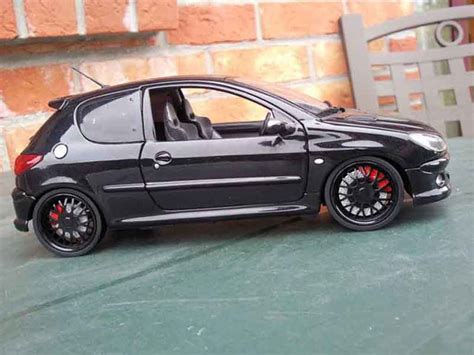 Diecast model cars Peugeot 206 RC 1/18 Norev RC red 2003 - Alldiecast.co.uk