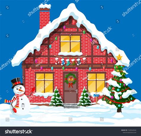 Christmas House Cartoon: Over 70,829 Royalty-Free Licensable Stock Illustrations & Drawings ...