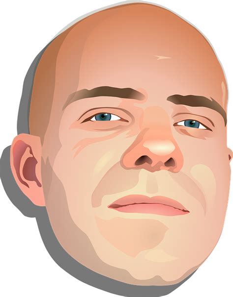 Bald Head Man Patch · Free vector graphic on Pixabay