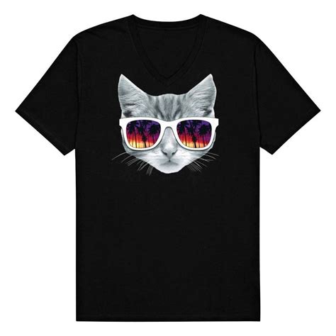 Kitten With Sunglasses on Shades Cats Feline Cool Funny - Etsy