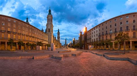 Panorama of the Plaza del Pilar, Zaragoza - Anshar Photography