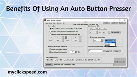 What Are The Benefits Of Using An Auto Button Presser? | My Click Speed