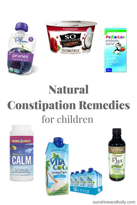 Natural Constipation Remedies for Children - Sunshine and Holly