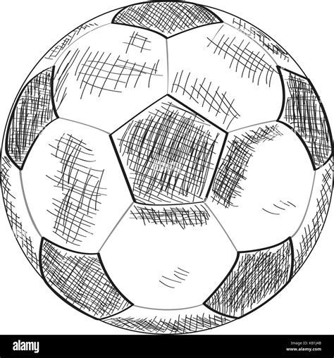 Sketch of a soccer ball Stock Vector Image & Art - Alamy