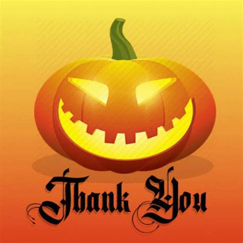 Halloween Pumpkin GIF - Halloween Pumpkin Thank You - Discover & Share GIFs