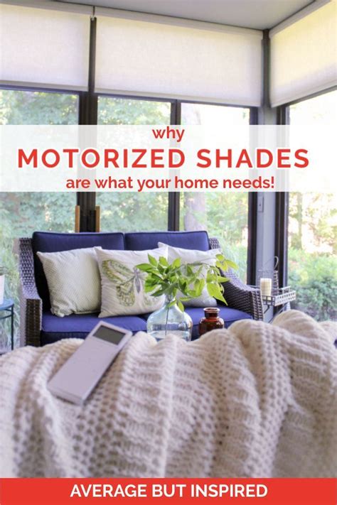 Graywind Motorized Shades: The Best Part of my Sunroom! | Motorized shades, Diy motorized blinds ...