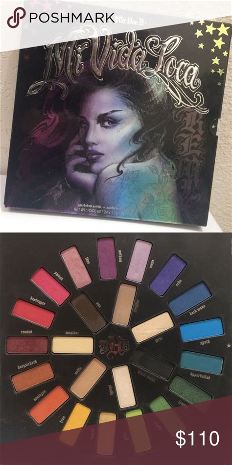 Mi Vida Loca Eyeshadow palette | Kat von d makeup, Pastel goth palette, Crayon set