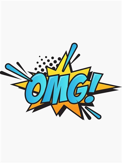 "OMG " Sticker by Brendsy | Redbubble