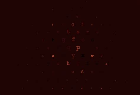 Dark red vector background with signs of alphabet. 3233900 Vector Art at Vecteezy