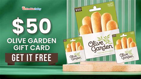 Free $50 Olive Garden Gift Card | GetFreebiesToday.com