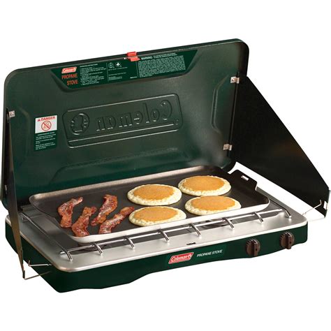 Coleman Classic 2-Burner Portable Propane Stove Comes New - Black, Grey ...