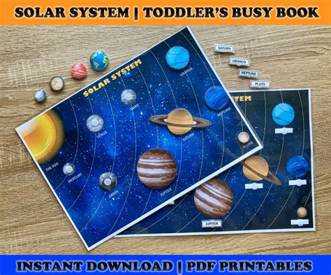 Solar System Planets Worksheet: Free Printable PDF for Kids ...