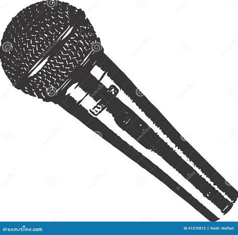 Microphone Vector Illustration Clipart Design Stock Vector - Image ...