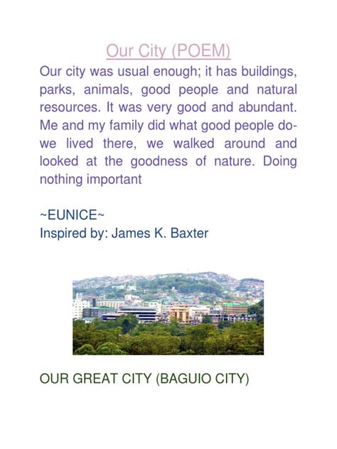 Our City Poem | PDF