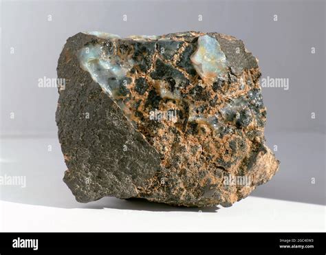 Raw opal in matrix - natural stone Stock Photo - Alamy