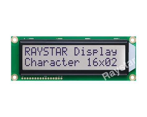 LCD 2x16 Character, RC1602E Character LCD Datasheet - Raystar