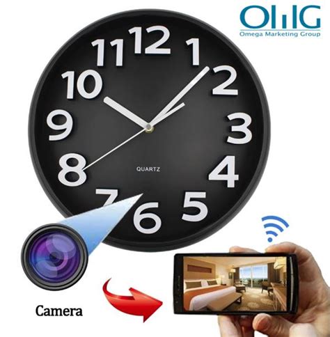 Home Decoration Wifi Wall Hidden Spy Camera Clock (SPY224) | OMG Solutions