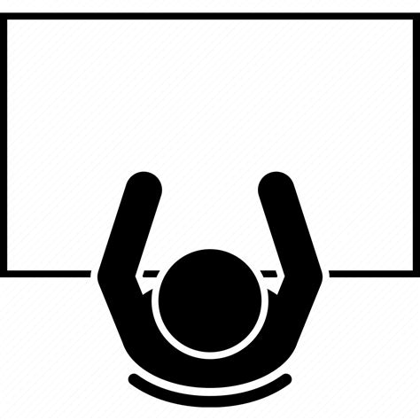 Desk, person, small, table, top view icon - Download on Iconfinder