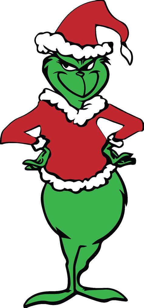 Santa Grinch Digital Image - Etsy