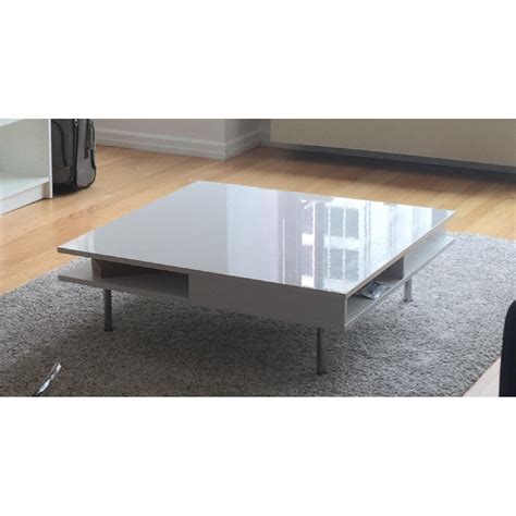 Ikea Tofteryd White Square Coffee Table - AptDeco