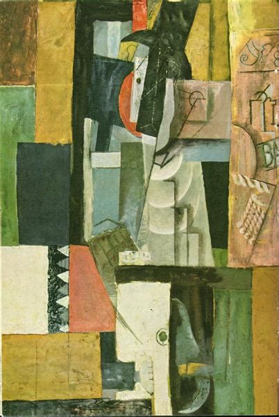 Man with guitar, 1913 - Pablo Picasso - WikiArt.org