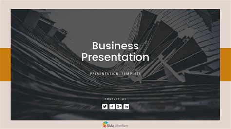 Business Presentation Slide Cover