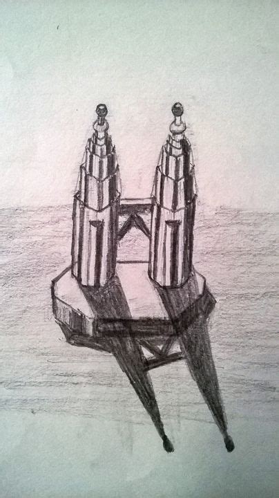 Art Twin Towers Drawing - Fotomuslik